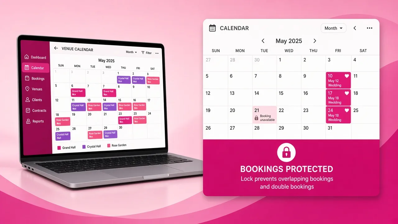 How Banquet Halls in Pakistan Stop Double-Booking with a Live Calendar