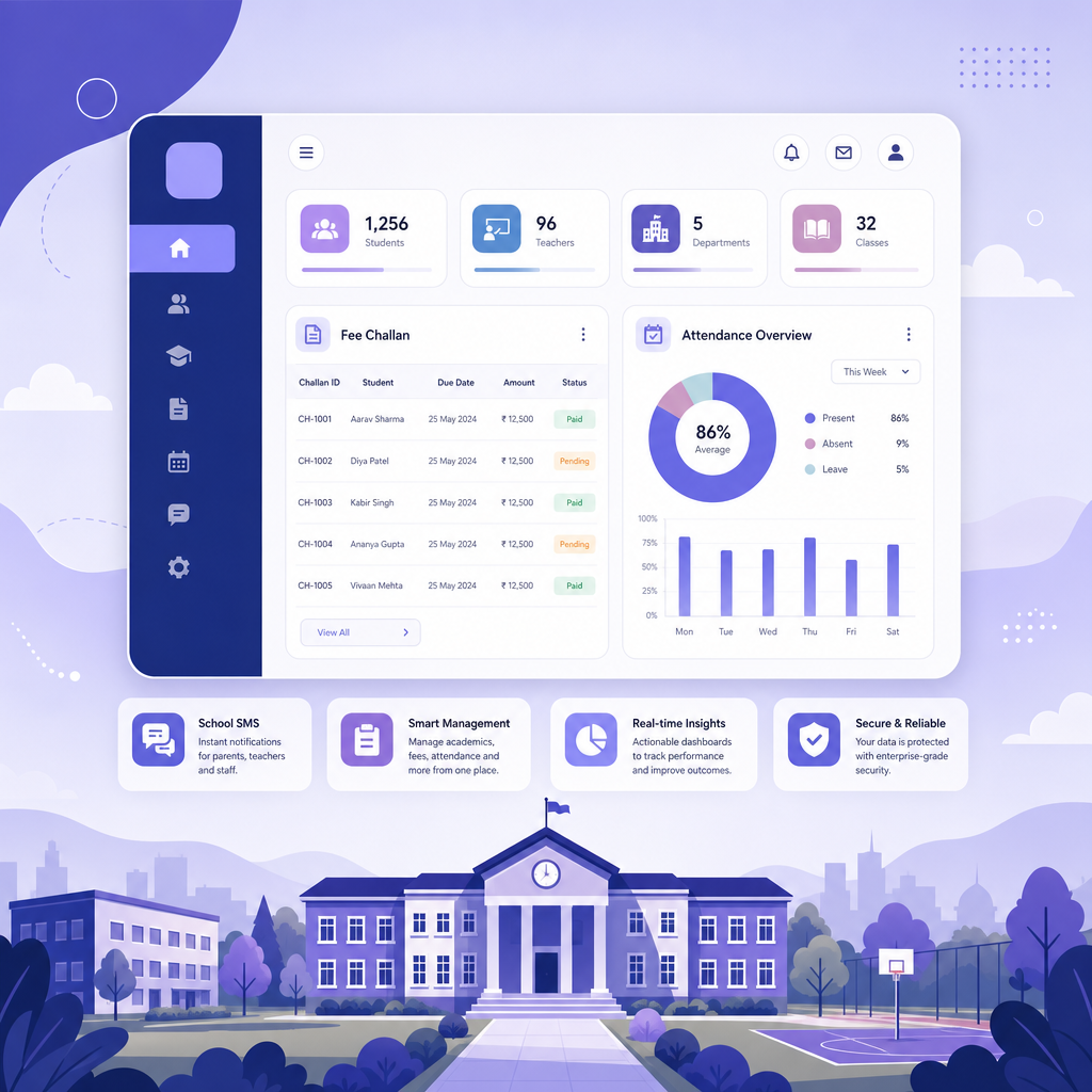 School SMS product preview