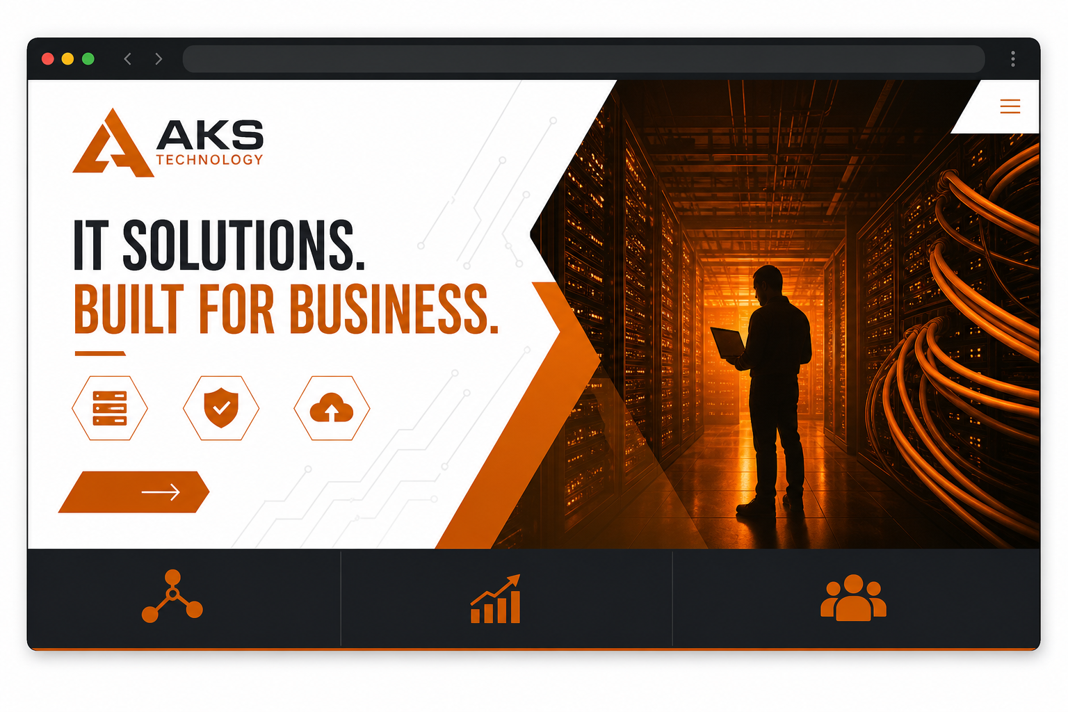 AKS Technology website preview