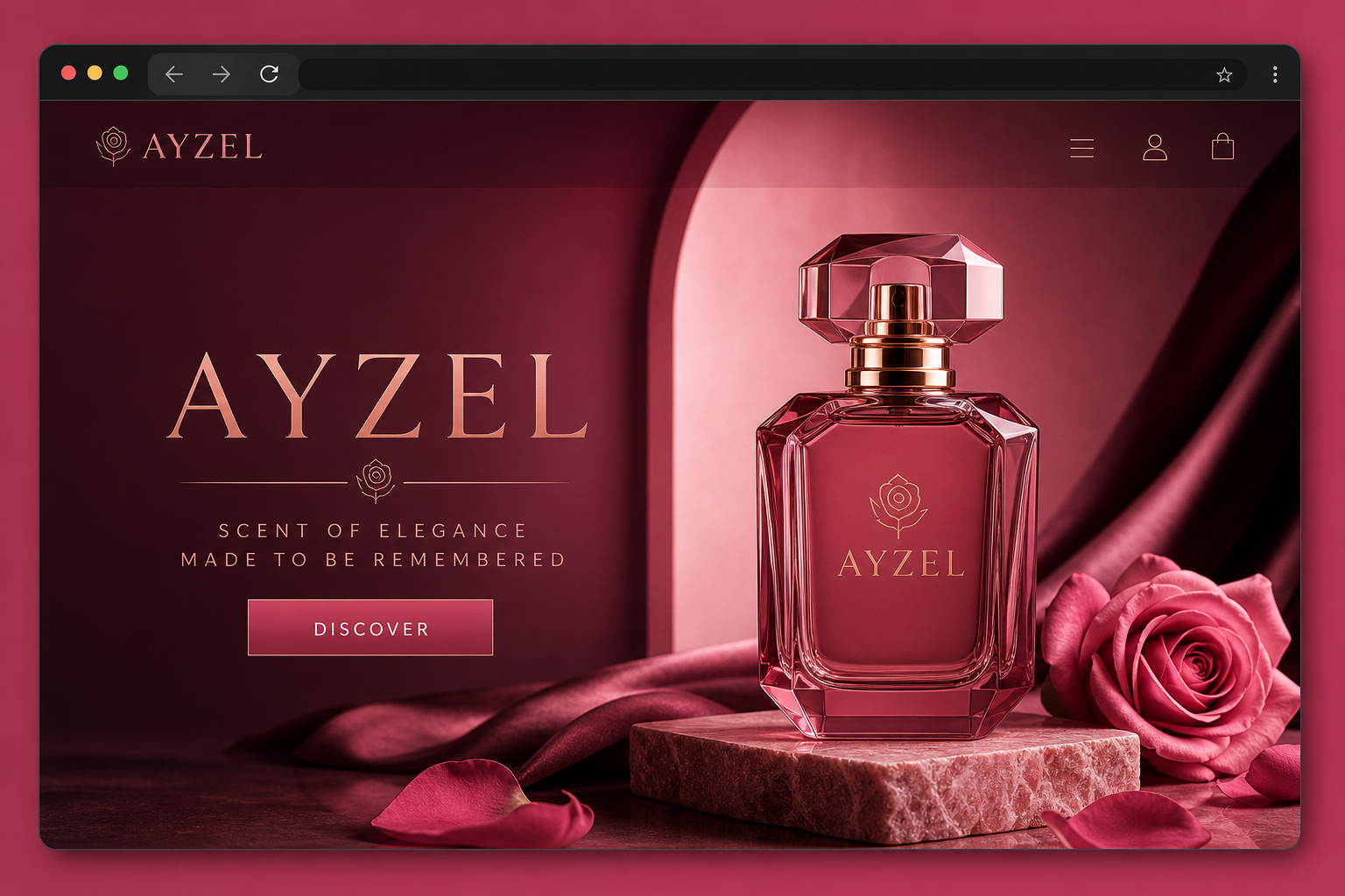 AYZEL Official website preview